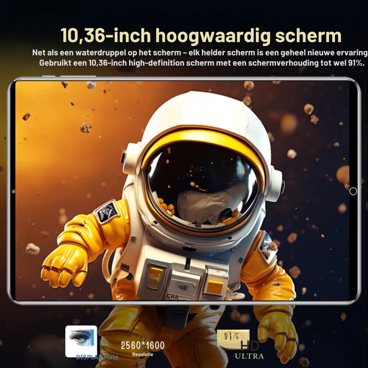 Wat vinden we goed aan de 2025 5G Tablet 10.36 inch Android 12GB 256GB Silver