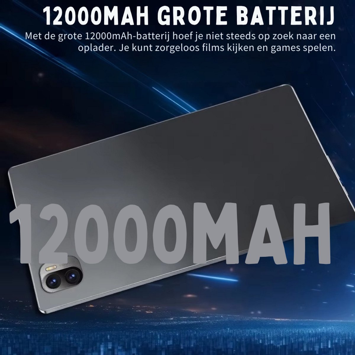 Wat vinden we goed aan de 5G Tablet 10,36 inch Android 16GB RAM 1TB Zwart