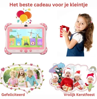 ApexArte Kindertablet 3+ Roze
