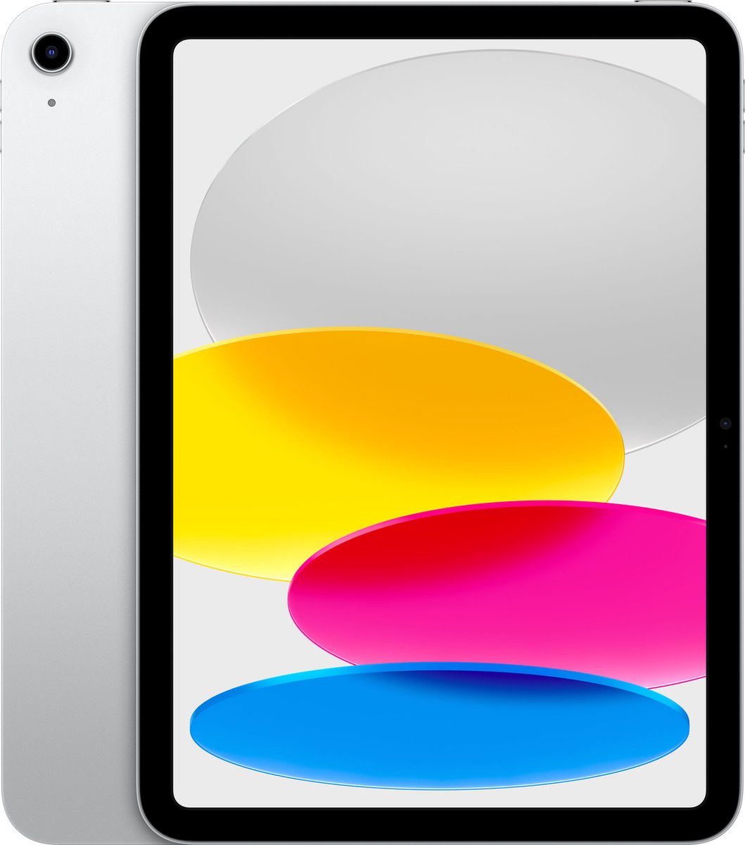 De Apple iPad 10.9" 10e Gen 64GB WiFi Zilver 2022 in één oogopslag