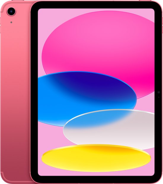 De kleurrijke krachtpatser: Apple iPad 10.9-inch 256GB WiFi + 5G in roze