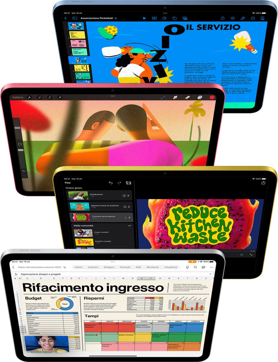 Wat vinden we goed aan de Apple iPad 10e generatie 10.9 inch WiFi 64GB Geel (2024)