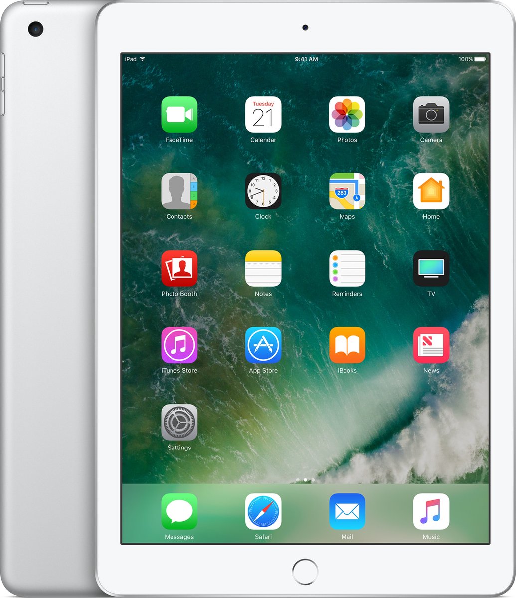 De Apple iPad 2017 9.7 inch WiFi 32GB Zilver in één oogopslag