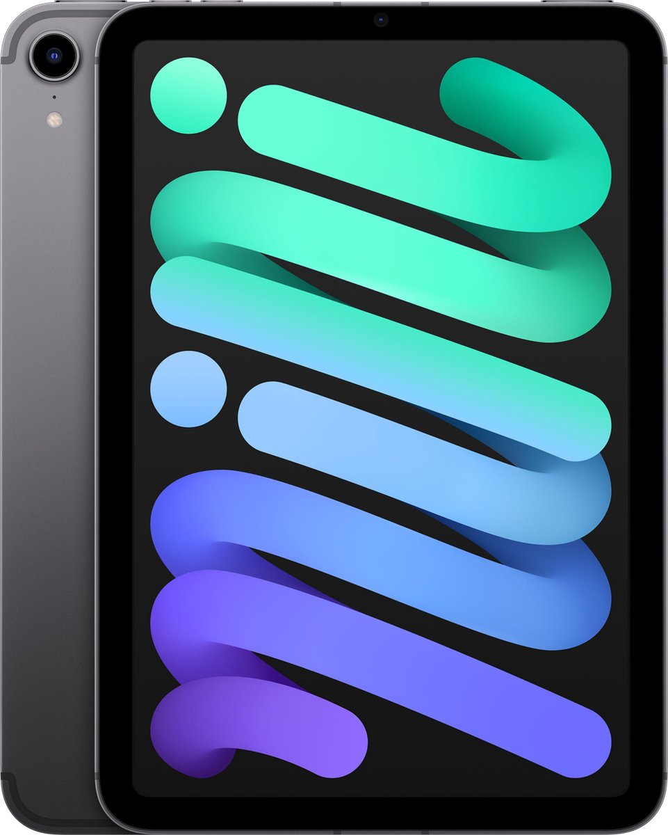 De Apple iPad mini 6 8.3" 256GB WiFi+5G Spacegrijs in één oogopslag
