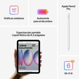 Apple iPad Mini 8.3 (2024) Wifi 128GB Blauw