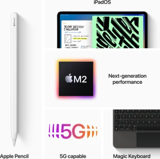 Apple iPad Pro 12.9 inch 6e generatie 2TB WiFi + 5G Zilver