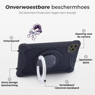ATouch Tab 10 Plus Combipakket Kindertablet + Koptelefoon 64GB Zwart