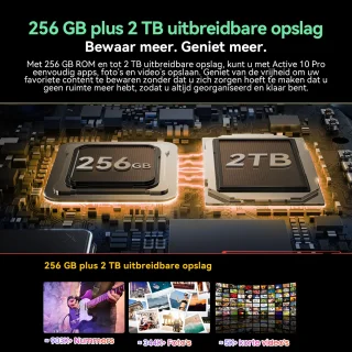 Blackview Active 10 Pro 5G Outdoor Tablet 11 inch 36GB 256GB Oranje