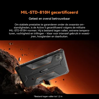 Blackview Active 5 Tablet 24GB RAM 128GB ROM Zwart