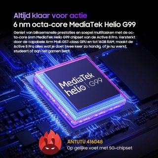 Blackview Active 8 Pro Tablet 16GB 256GB Dual SIM Zwart