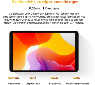 Blackview LINK 2 Tablet - Blauw