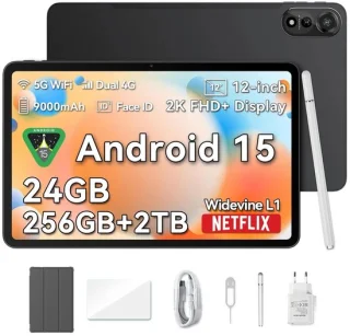 Blackview MEGA 2 12" Android Tablet 24GB 256GB Grijs