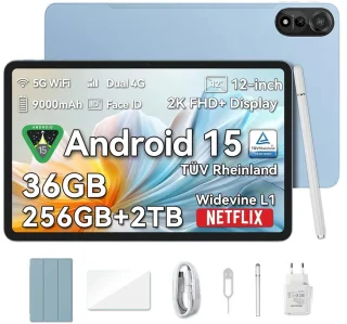 Blackview Mega 2 Tablet 12" 4G LTE 256GB Blauw