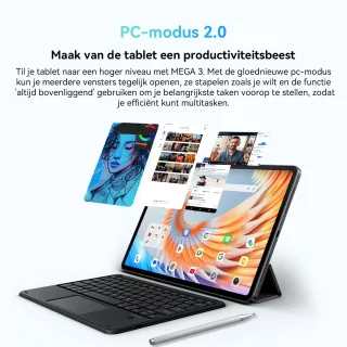 Blackview MEGA 3 Tablet 12.1 inch 36GB RAM 256GB ROM Blauw