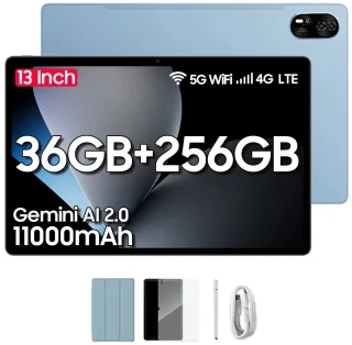 Blackview MEGA 8 13 inch Android 15 Tablet 36GB+256GB Blauw
