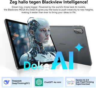 Blackview MEGA 8 13 inch Android 15 Tablet 36GB+256GB Blauw