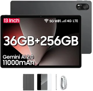 Blackview MEGA 8 13 inch Android 15 Tablet 36GB+256GB Grijs