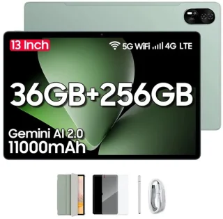 Blackview MEGA 8 13 inch Android 15 Tablet 36GB+256GB Groen