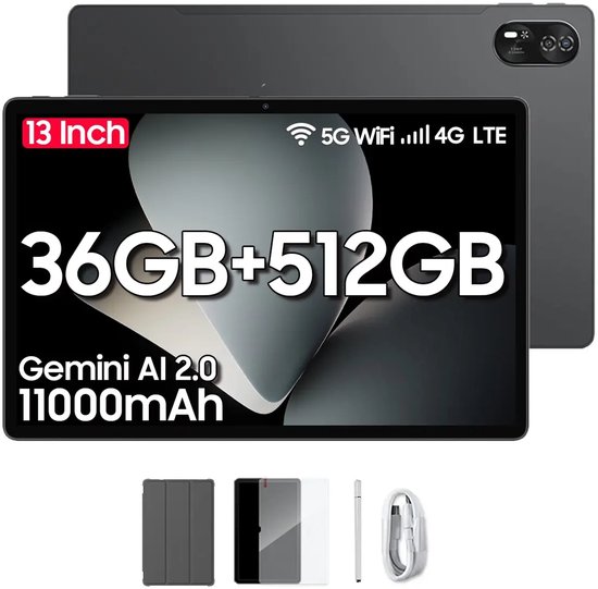 Blackview MEGA 8 13 inch Android 15 Tablet 36GB+512GB Grijs review