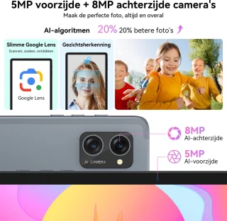 Blackview T20 Tablet 10.1" met Toetsenbord en Accessoires