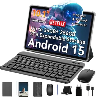 Blackview T20 Tablet 10.1" met Toetsenbord en Accessoires