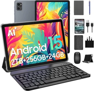 Blackview T20 Tablet 10.1" with Keyboard and Accessories Gray