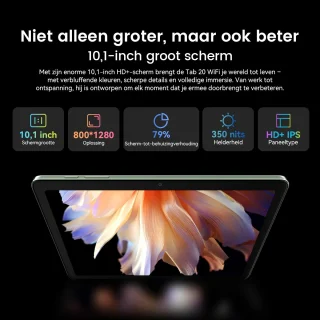 Blackview Tab 20 WiFi 10 inch Tablet Blauw
