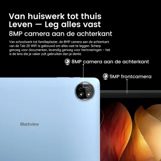 Blackview Tab 20 WiFi 10 inch Tablet Blauw