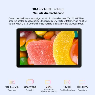 Blackview Tab 70 WiFi 10.1 inch 64GB Blauw