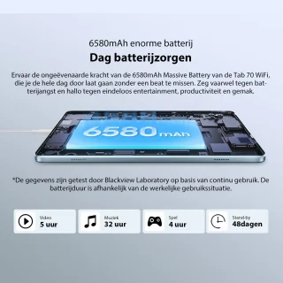 Blackview Tab 70 WiFi 10.1 inch 64GB Blauw