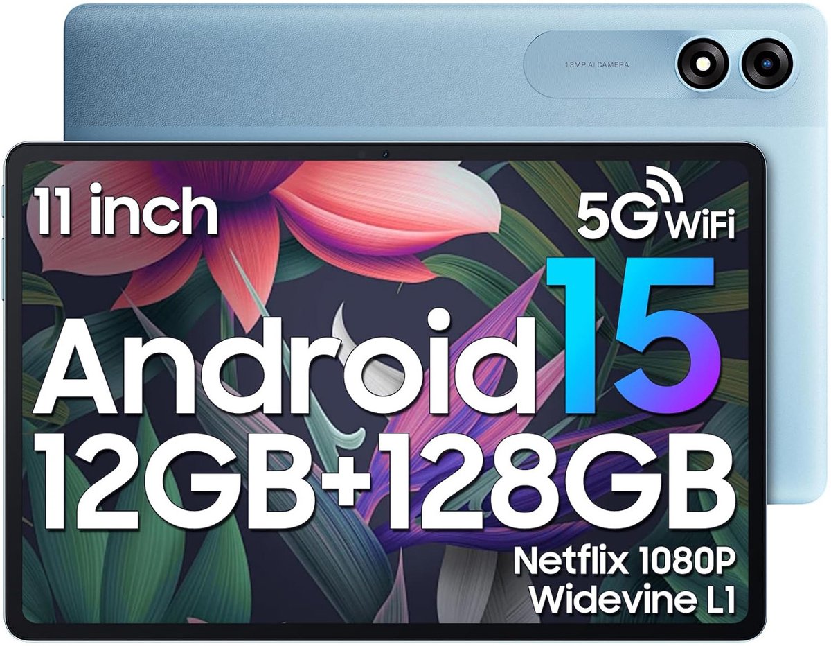 De Blackview Tab 90 11 inch 128GB WiFi Tablet Blauw in één oogopslag