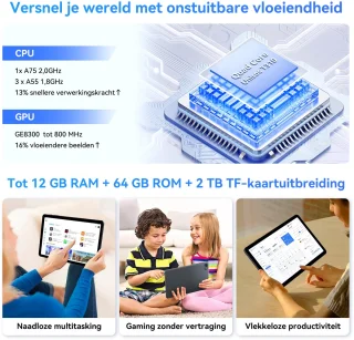 Blackview Tabwee Oscal T80 10,5" Tablet Grijs