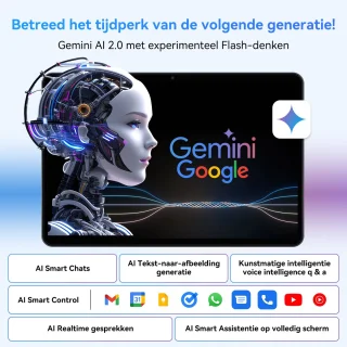 Blackview Tabwee T80 Gemini 10,5" Tablet 18GB RAM 128GB Grijs