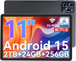 Blackview W90 Tablet 11" RAM 24GB ROM 256GB Android 15