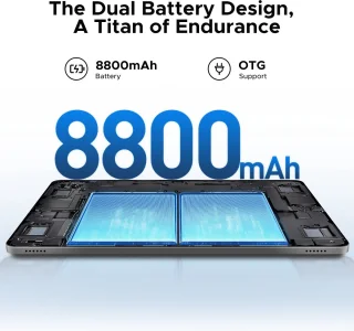DOOGEE T36 12 inch tablet Blauw