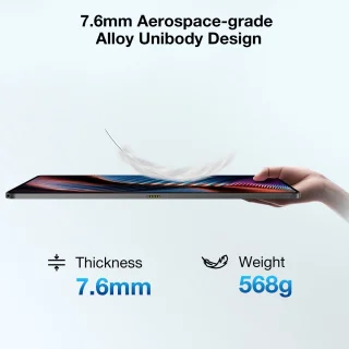 Doogee T40 Tablet met toetsenbord - Grijs