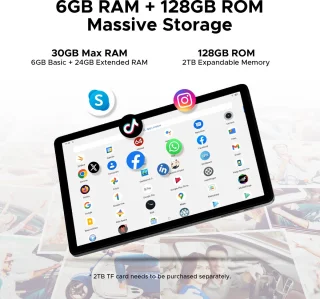 DOOGEE Tab A9 Pro+ Tablet Grijs