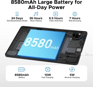 DOOGEE Tab A9 Pro+ Tablet Zwart