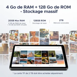DOOGEE Tab A9 Pro tablet Zwart
