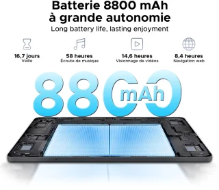 Doogee Tab E3+ 12-inch Tablet Zwart