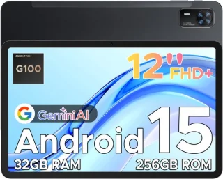 Doogee Tab E3+ 12-inch Tablet Zwart
