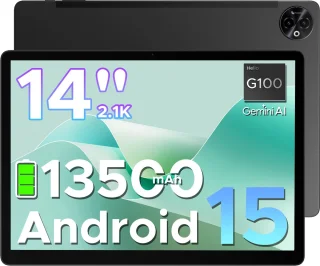 DOOGEE Tab E3 Max 14" Tablet Zwart