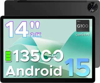 DOOGEE Tab E3 Max 14" Tablet Zwart