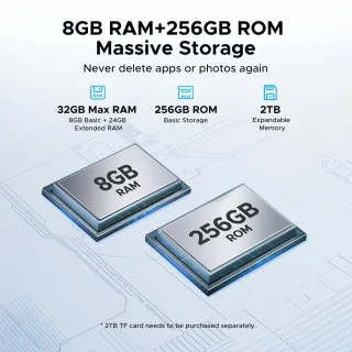 DOOGEE Tab E3 Max Tablet 14" Grijs