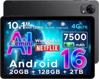 De DOOGEE Tab G5 Tablet 10 inch Zwart in één oogopslag