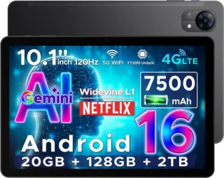DOOGEE Tab G5: slanke 10-inch tablet met Android 16 en Gemini AI
