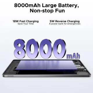 DOOGEE Tab G6 Tablet - Grijs