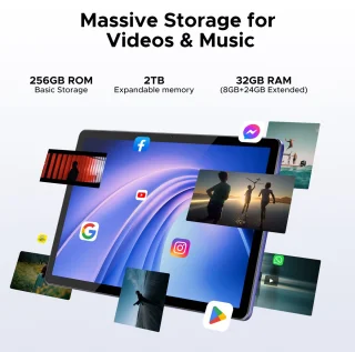 DOOGEE Tab G6 Tablet - Grijs