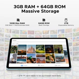 DOOGEE Tablet A9 10,1" Blauw