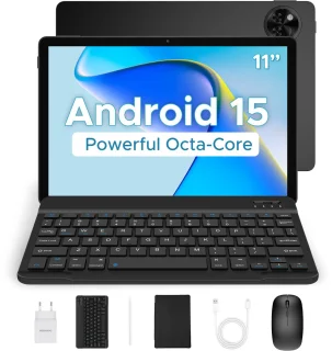DOOGEE U11 Tablet met toetsenbord Zwart